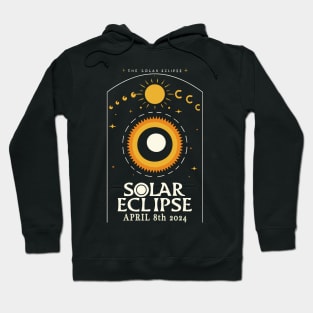 Total Solar Eclipse April 8th 2024- celestrial style Hoodie